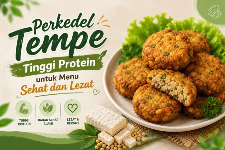 Perkedel Tempe Tinggi Protein