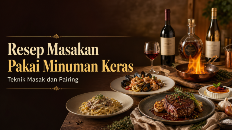 alkohol - Resep Masakan Pakai Minuman Keras: Teknik Masak dan Pairing