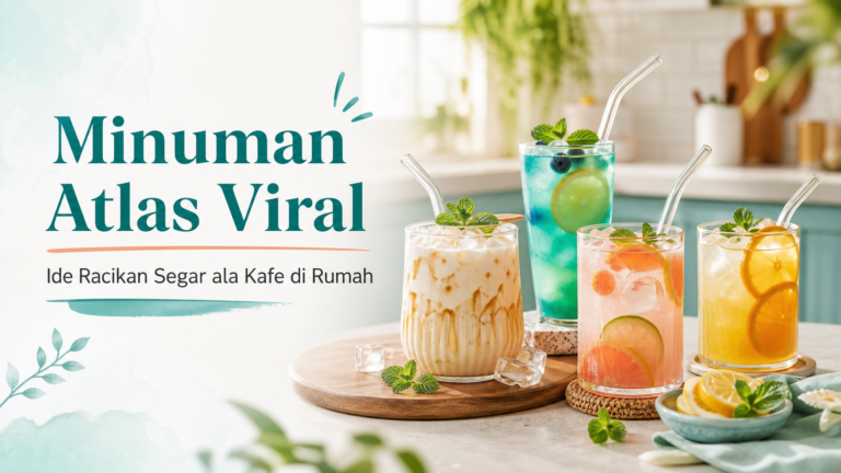 atlas - Minuman Atlas Viral: Ide Racikan Segar ala Kafe di Rumah