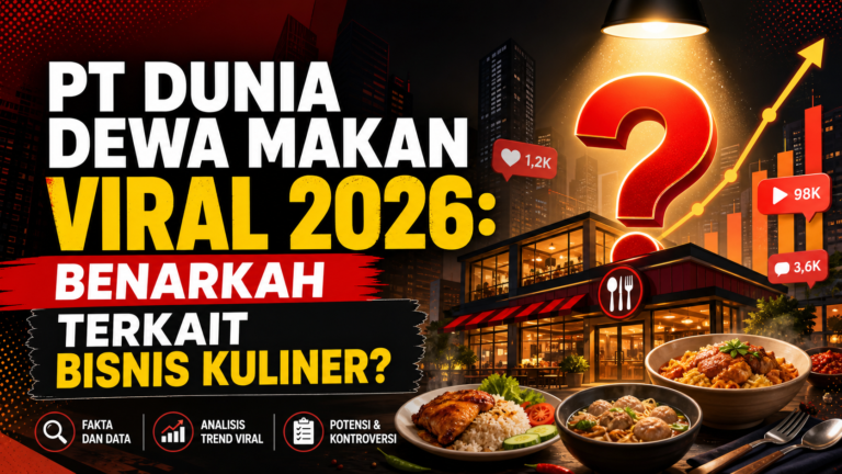 dewa - PT Dunia Dewa Makan Viral 2026: Benarkah Terkait Bisnis Kuliner?