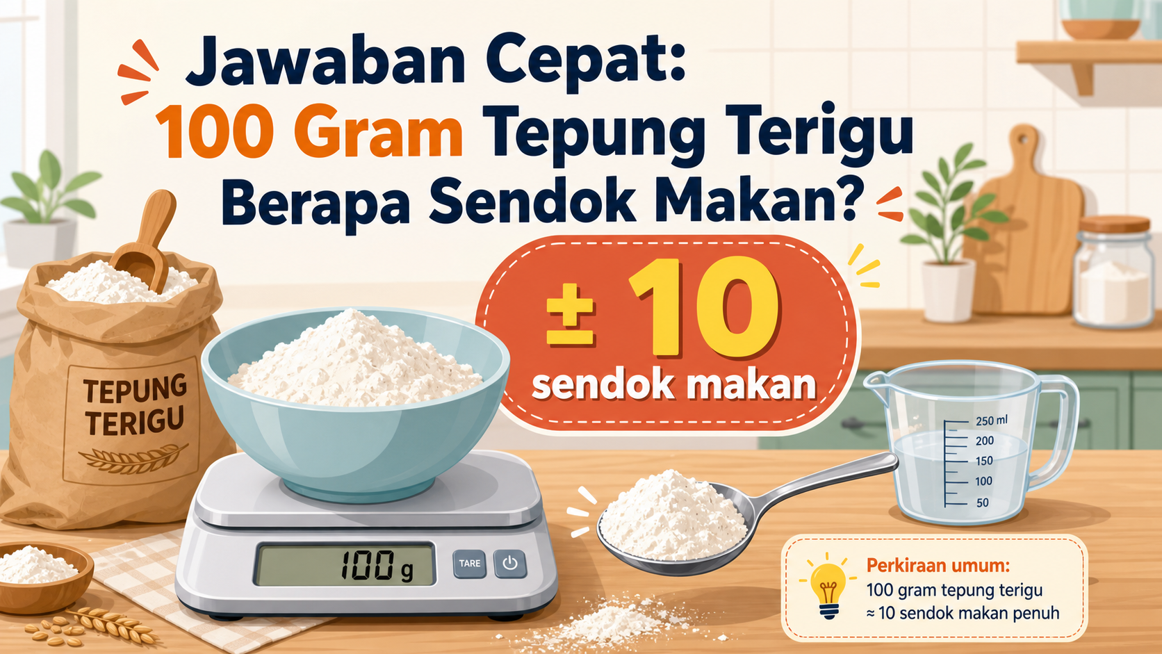 Jawaban Cepat: 100 Gram Tepung Terigu Berapa Sendok Makan? - tepung