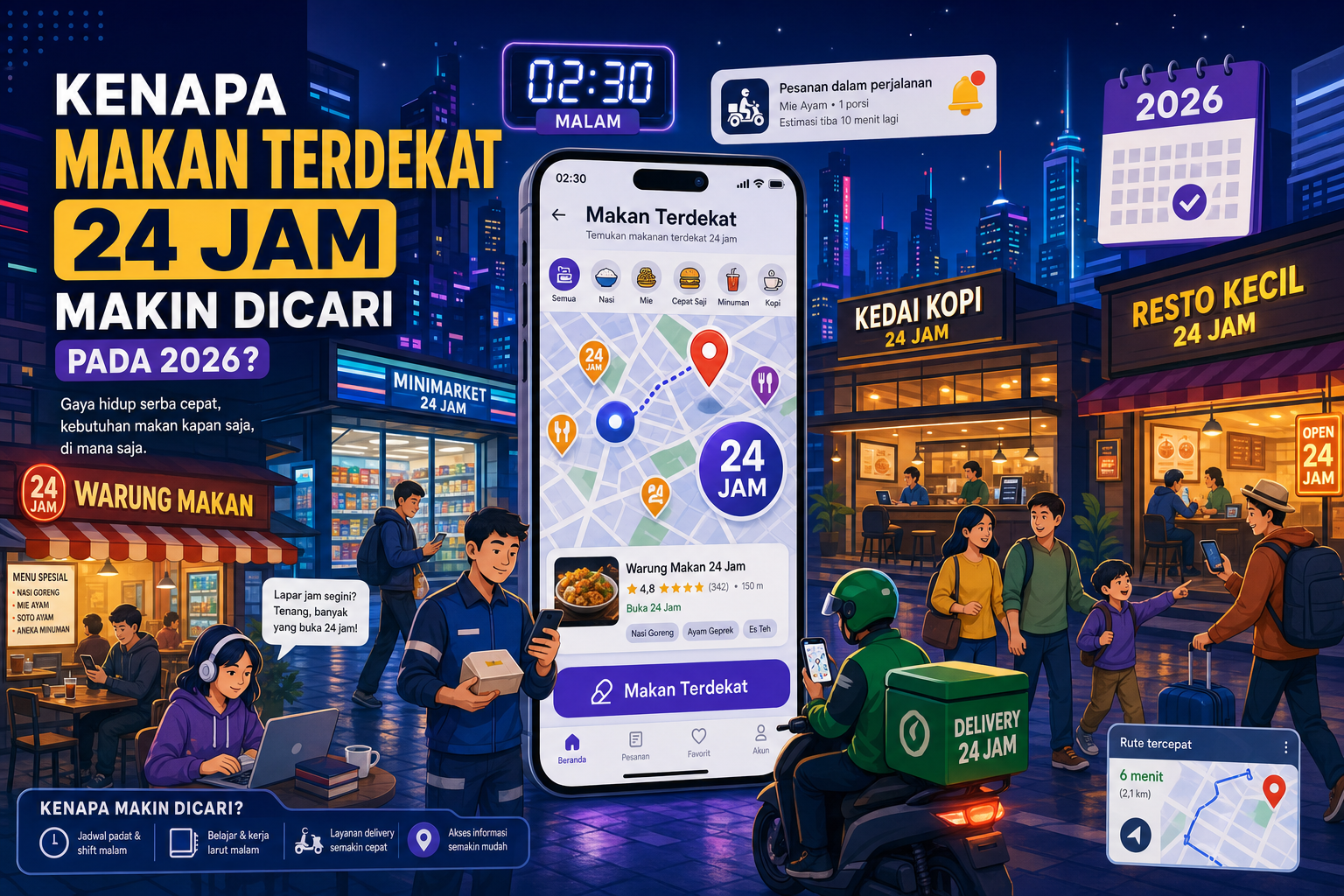Kenapa Makan Terdekat 24 Jam Makin Dicari pada 2026? - makan