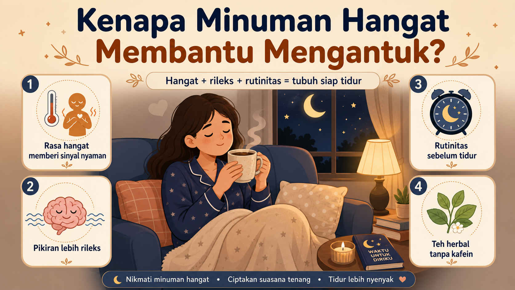 Kenapa Minuman Hangat Bisa Membantu Kamu Lebih Mengantuk? - ngantuk