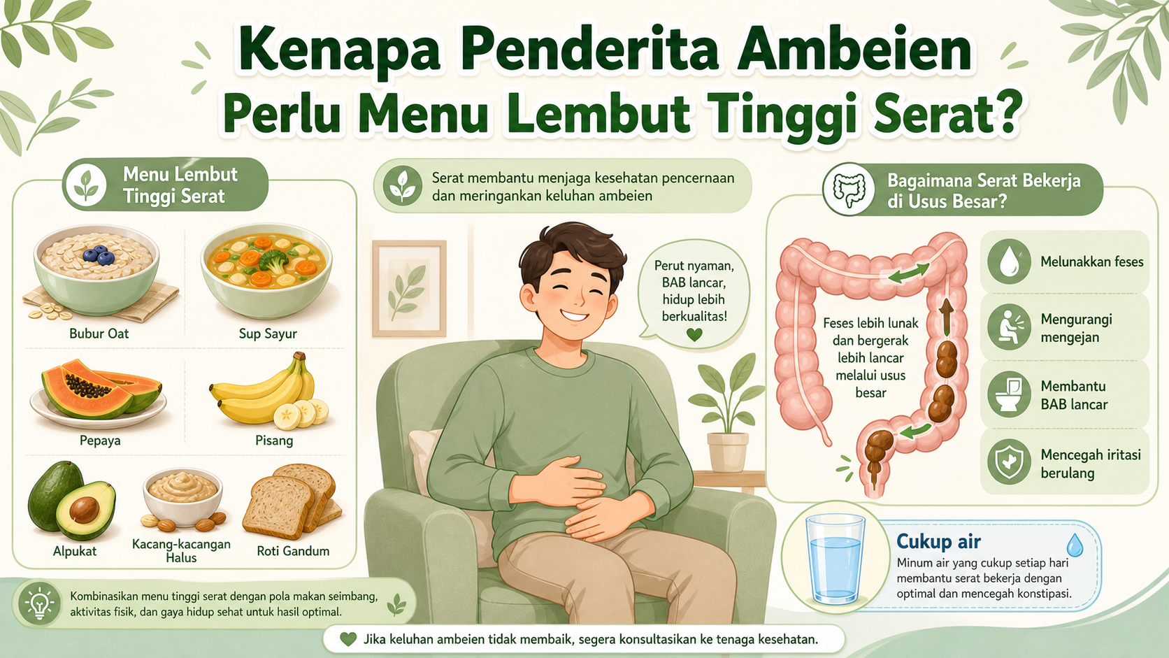 Kenapa Penderita Ambeien Perlu Menu Lembut Tinggi Serat? - ambeien