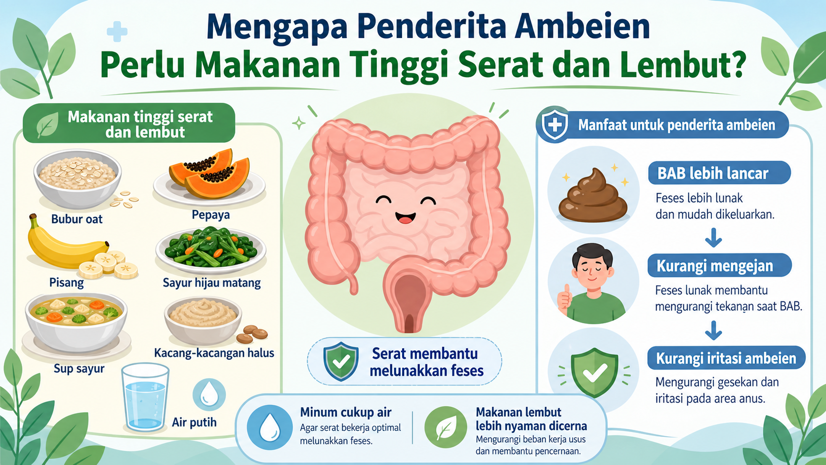 Mengapa Penderita Ambeien Perlu Makanan Tinggi Serat dan Lembut? - ambeien