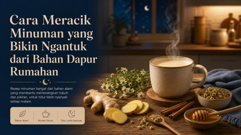 ngantuk - Cara Meracik Minuman yang Bikin Ngantuk dari Bahan Dapur Rumahan