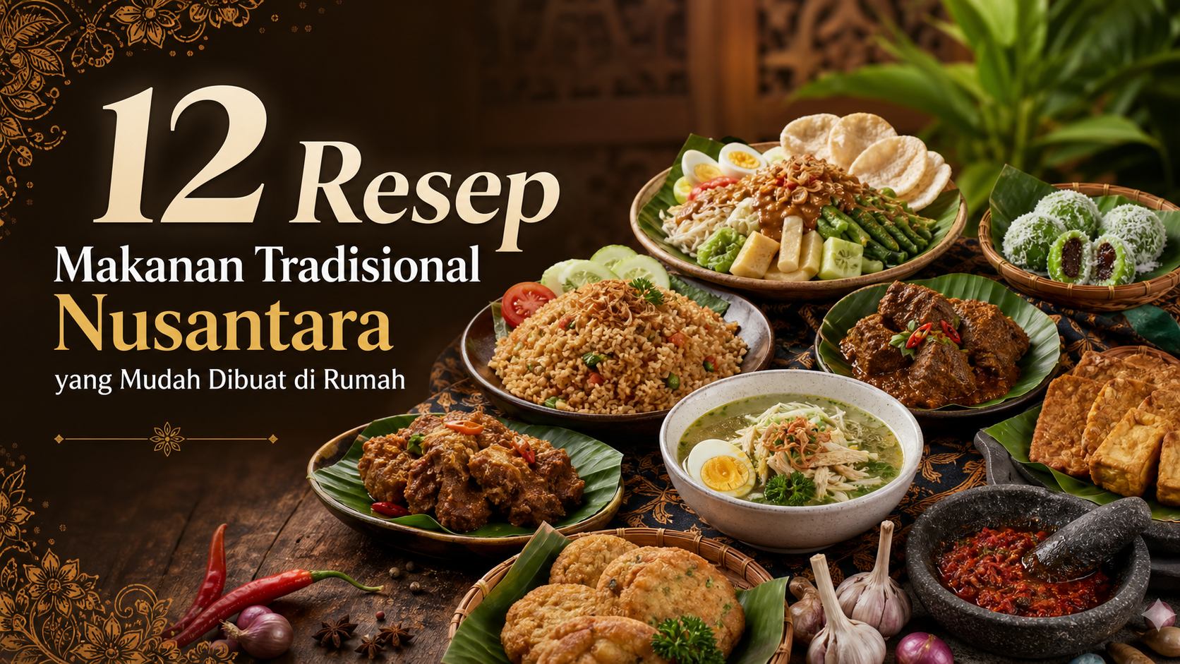 resep - 12 Resep Makanan Tradisional Nusantara yang Mudah Dibuat di Rumah