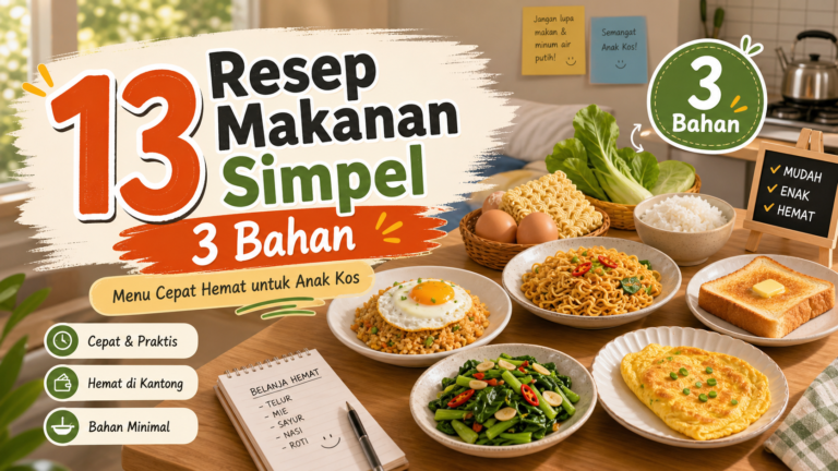 resep - 13 Resep Makanan Simpel 3 Bahan, Menu Cepat Hemat untuk Anak Kos