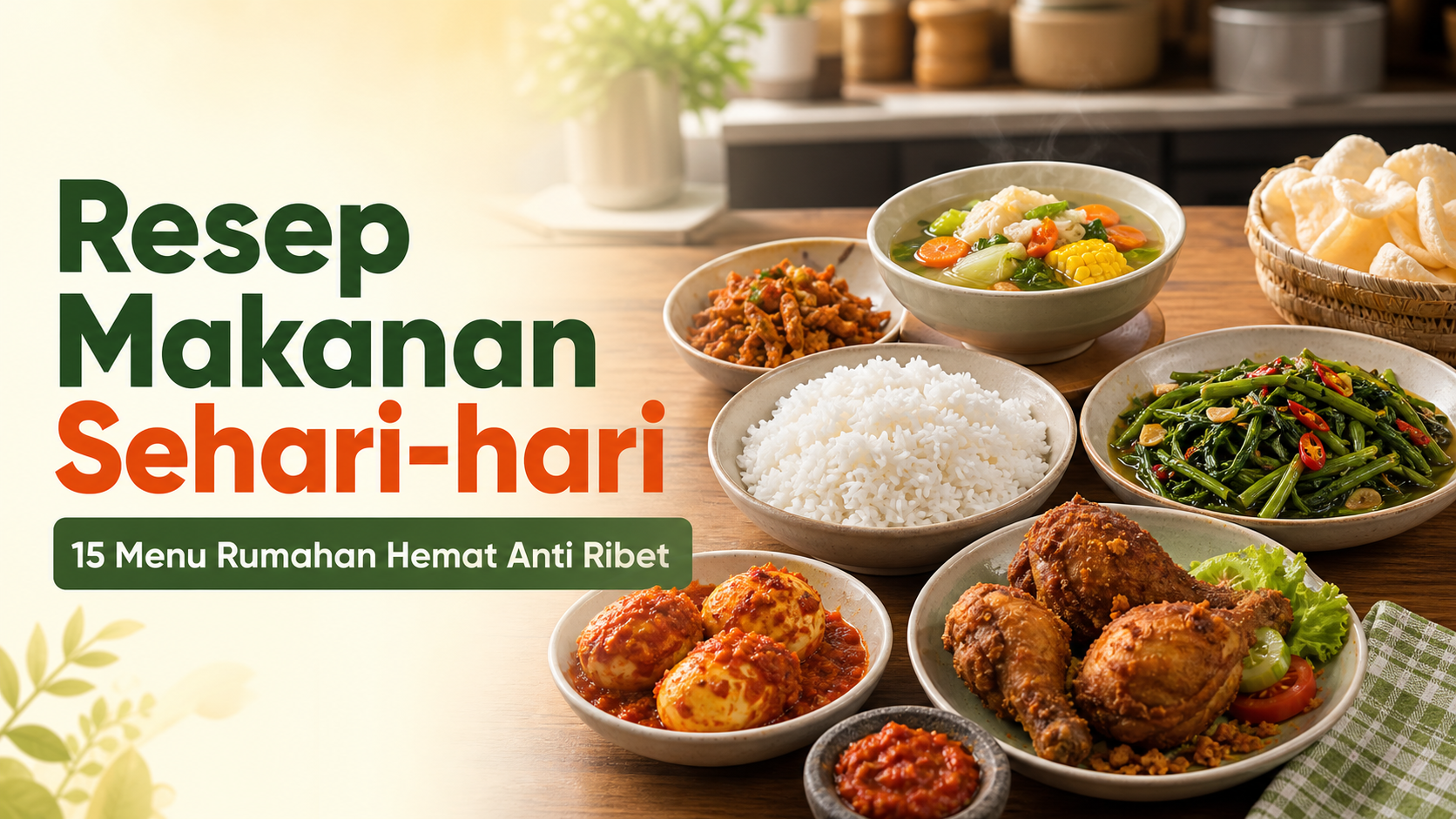 resep - Resep Makanan Sehari-hari: 15 Menu Rumahan Hemat Anti Ribet