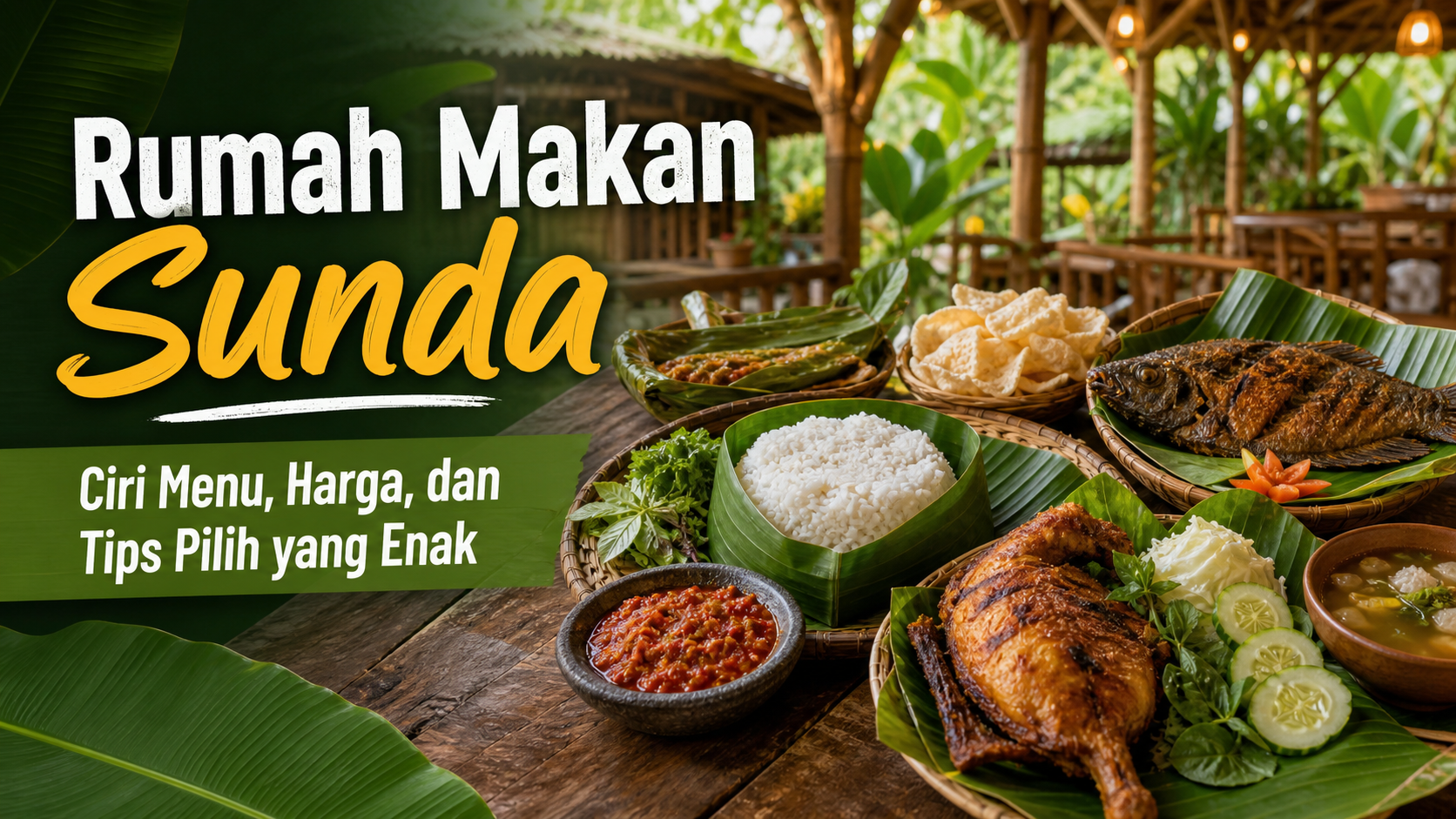 sunda - Rumah Makan Sunda: Ciri Menu, Harga, dan Tips Pilih yang Enak