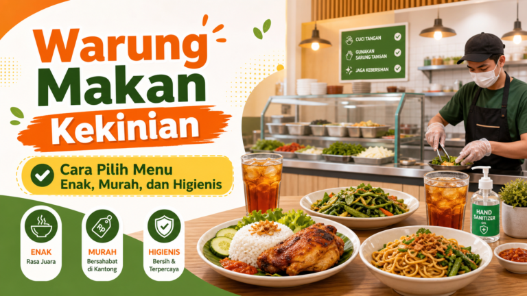 warung - Warung Makan Kekinian: Cara Pilih Menu Enak, Murah, dan Higienis