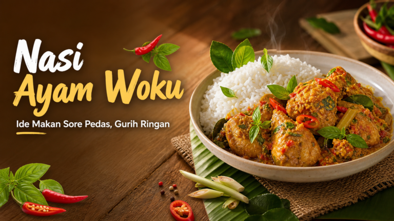 woku - Nasi Ayam Woku Jadi Ide Makan Sore Pedas, Gurih Ringan Plus Foto