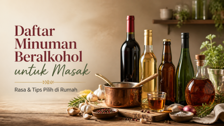 alkohol - Daftar Minuman Beralkohol untuk Masak: Rasa dan Tips Pilih di Rumah