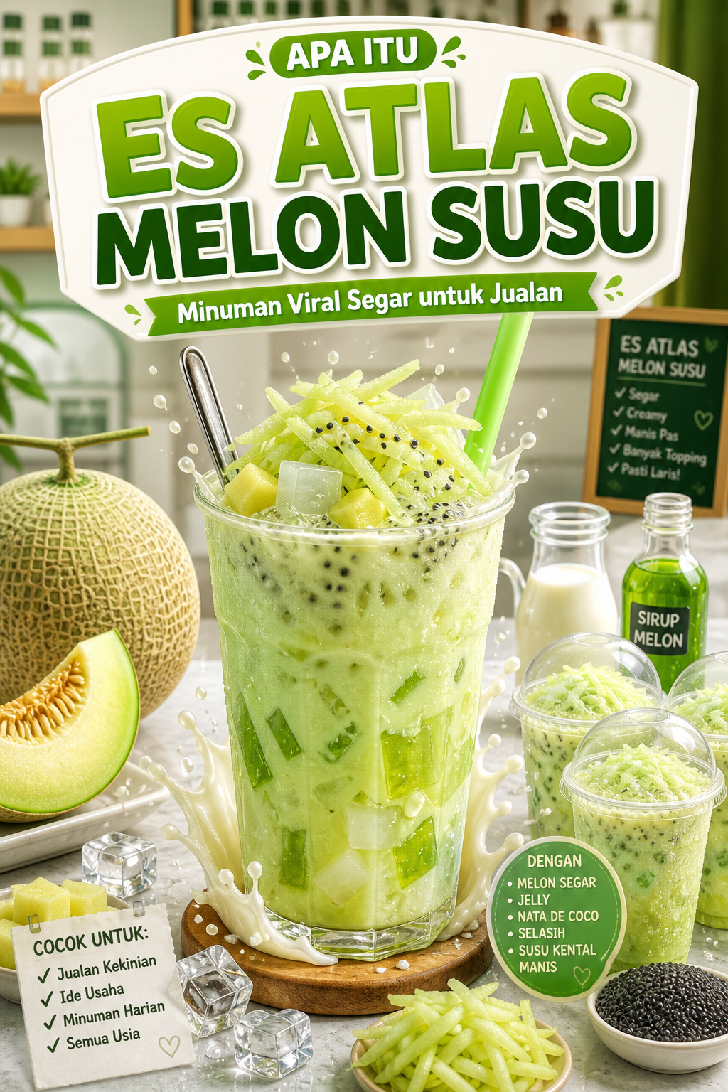 Apa Itu Es Atlas Melon Susu? - atlas
