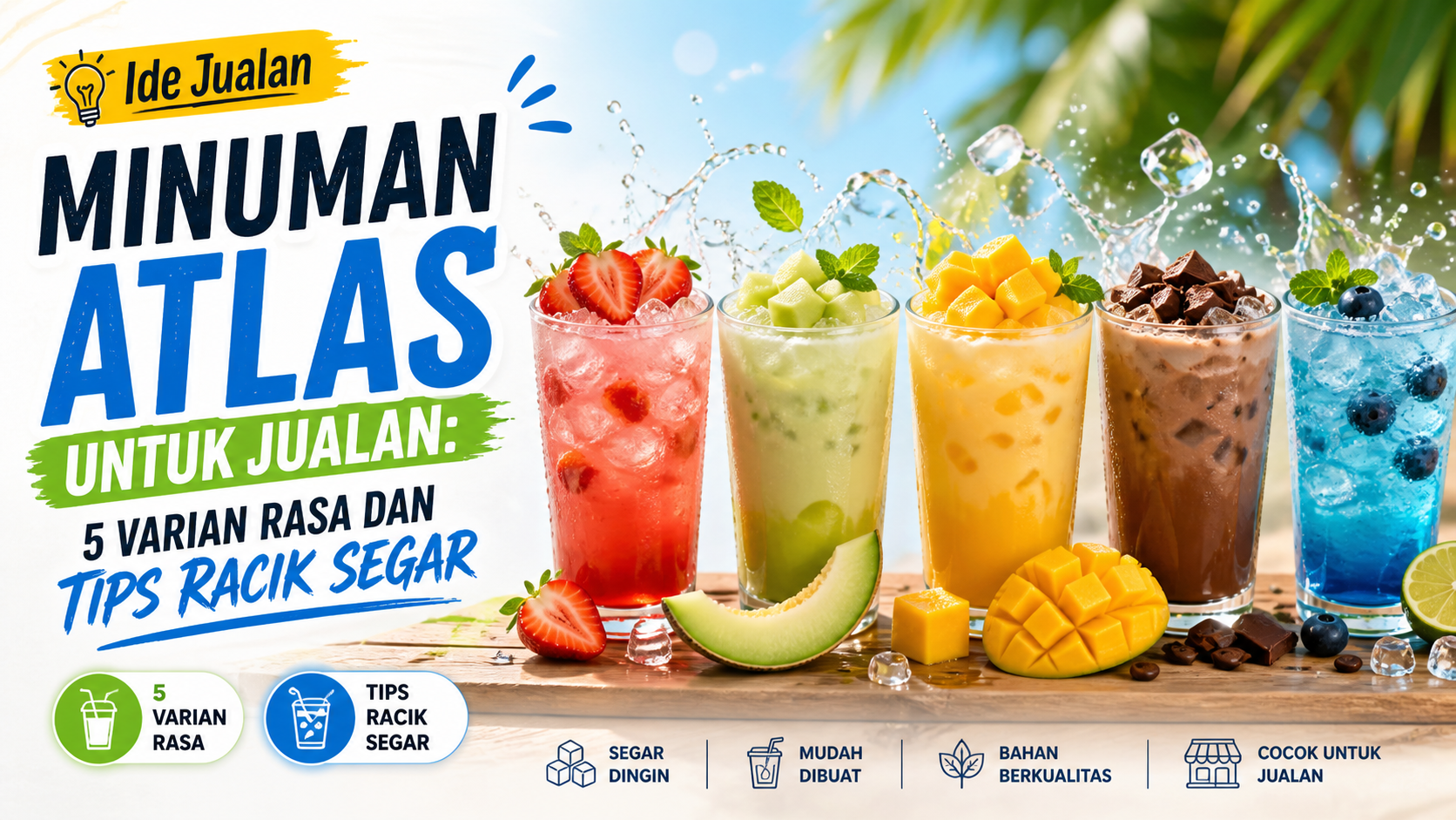 atlas - Minuman Atlas untuk Jualan: 5 Varian Rasa dan Tips Racik Segar