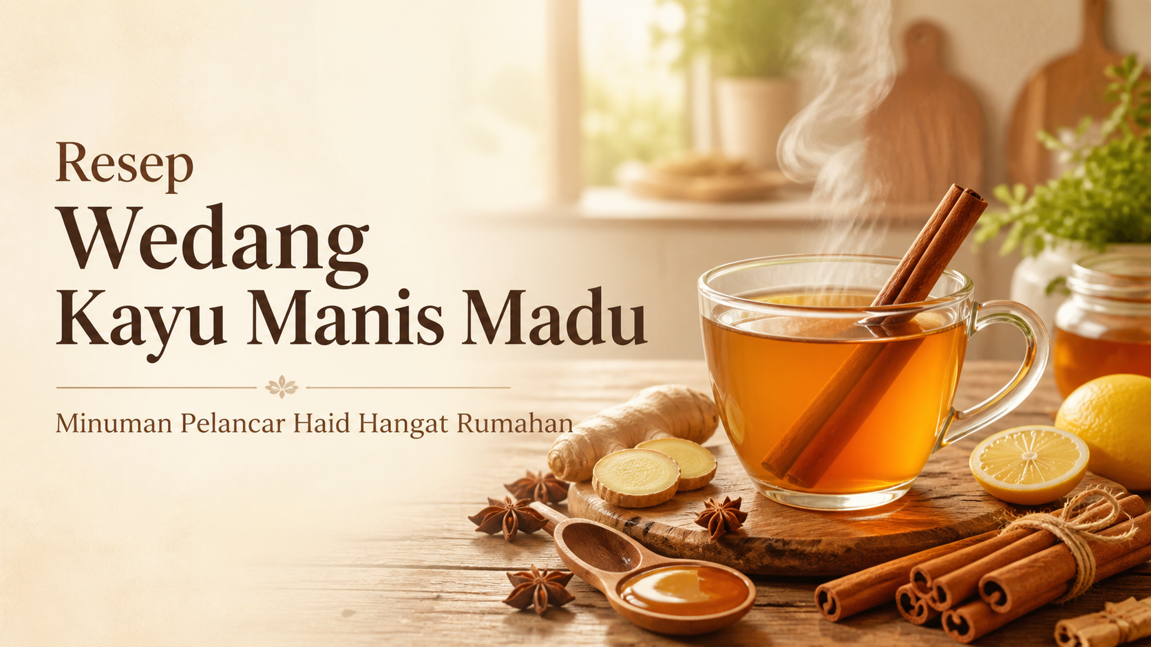 haid - Resep Wedang Kayu Manis Madu, Minuman Pelancar Haid Hangat Rumahan