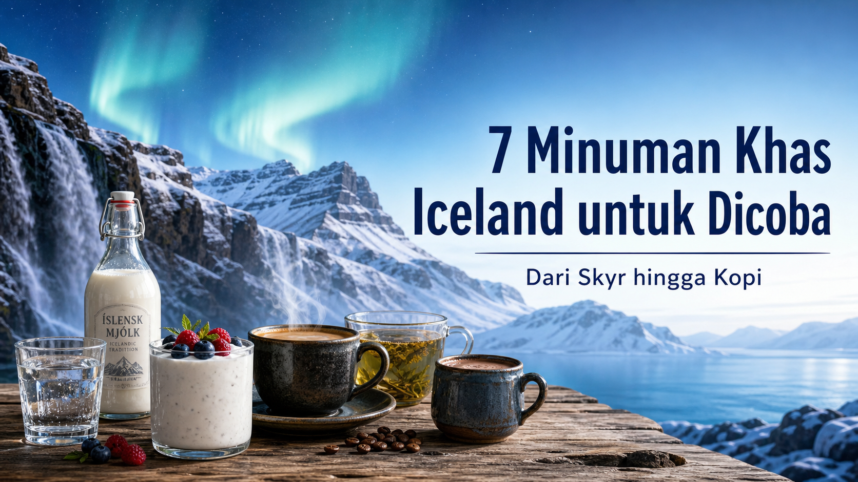 iceland - 7 Minuman Khas Iceland untuk Dicoba, dari Skyr hingga Kopi
