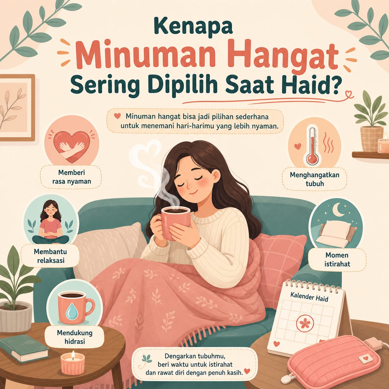 Kenapa Minuman Hangat Sering Dipilih Saat Haid? - haid