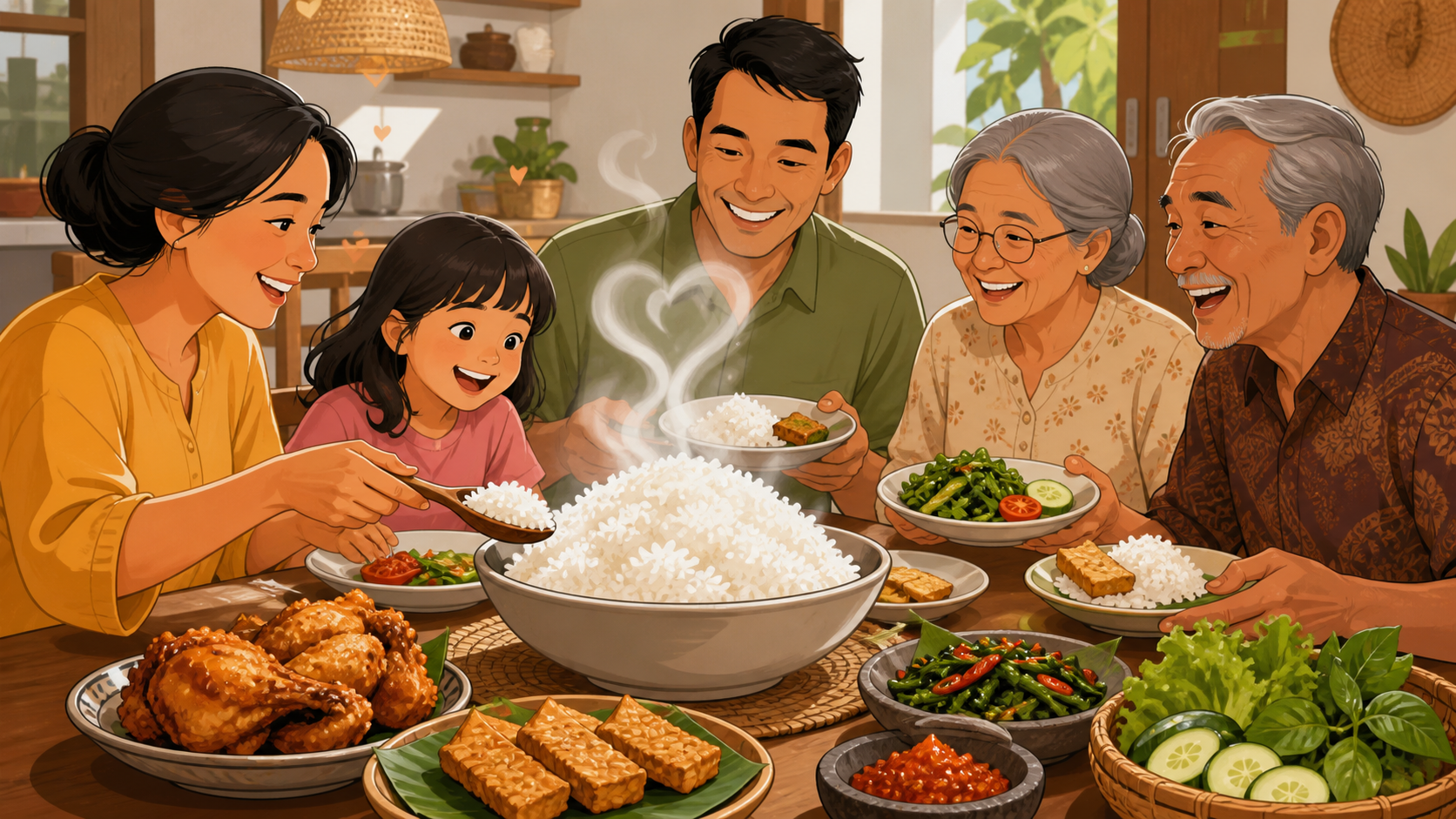 Kenapa Nasi Pulen Masih Jadi Favorit Keluarga Indonesia? - beras