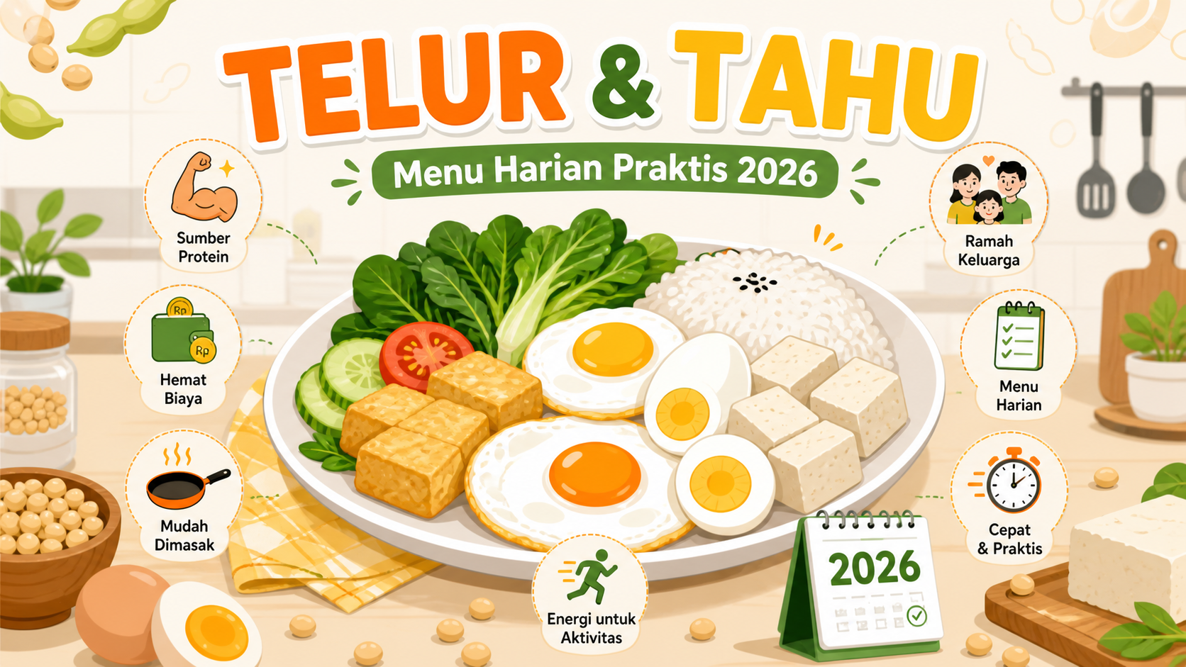 Kenapa Telur dan Tahu Cocok Jadi Menu Harian 2026? - makanan