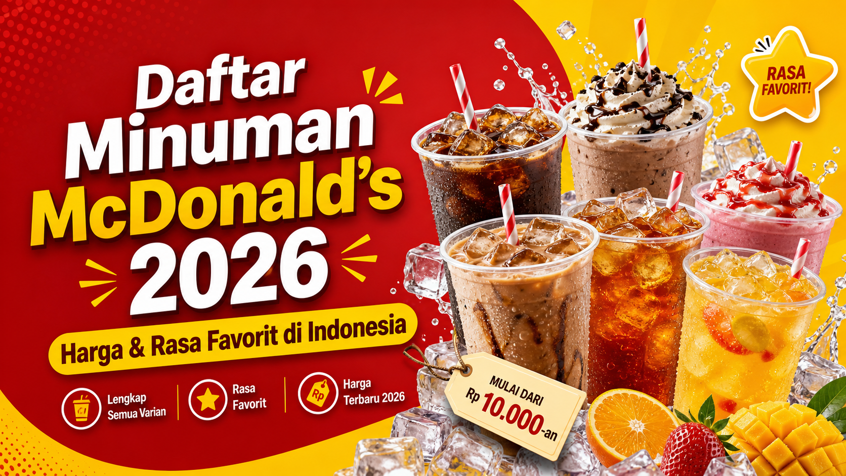 mcdonalds - Daftar Minuman McDonald’s 2026, Harga dan Rasa Favorit di Indonesia