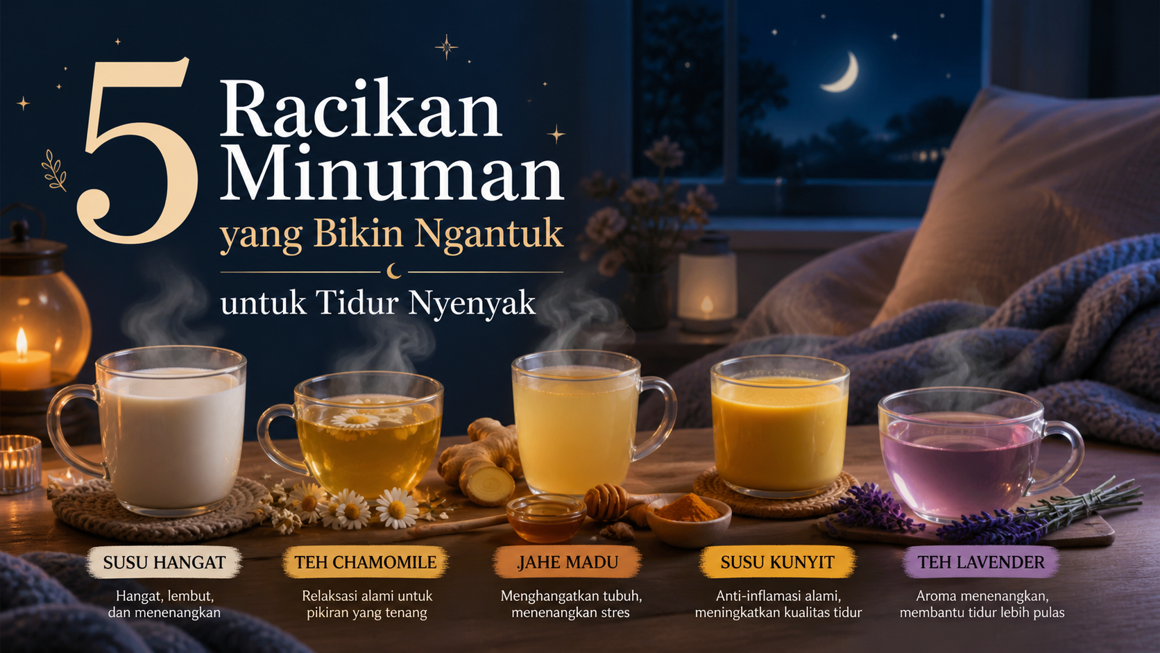 minuman - 5 Racikan Minuman yang Bikin Ngantuk untuk Tidur Nyenyak