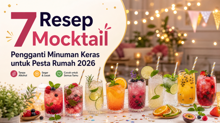 mocktail - 7 Resep Mocktail Pengganti Minuman Keras untuk Pesta Rumah 2026