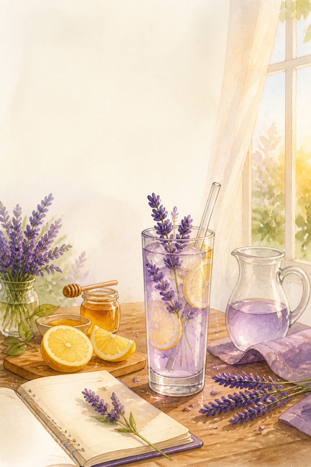 Resep Minuman Relax Lavender Lemon, Segar untuk Sore Hari di Rumah - relax