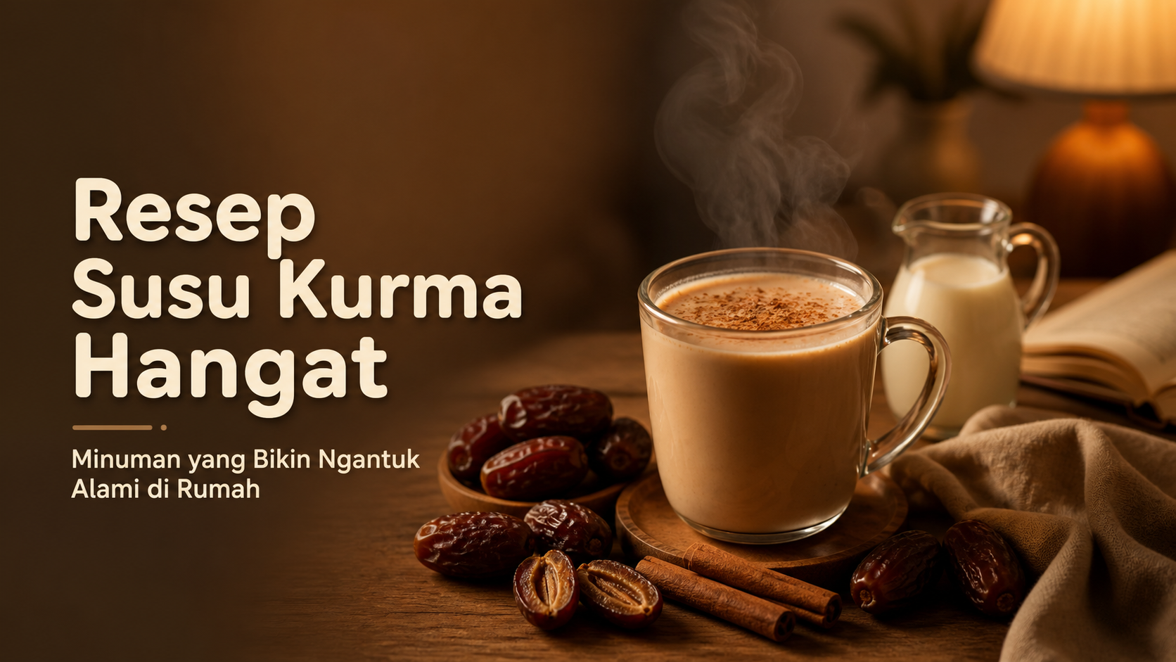 susu - Resep Susu Kurma Hangat, Minuman yang Bikin Ngantuk Alami di Rumah