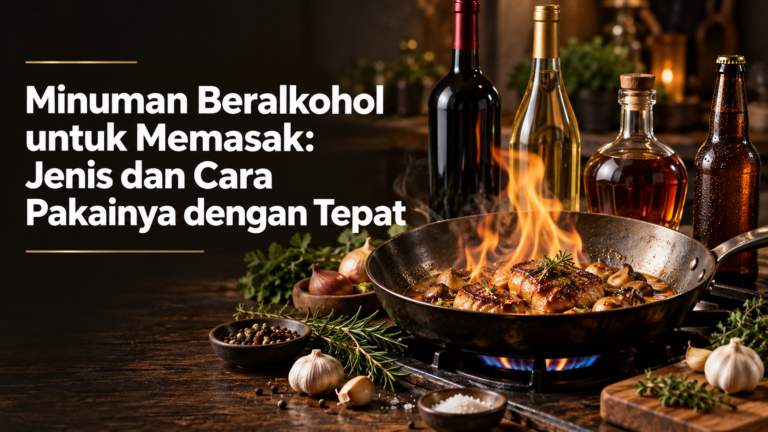 alkohol - Minuman Beralkohol untuk Memasak: Jenis dan Cara Pakainya dengan Tepat