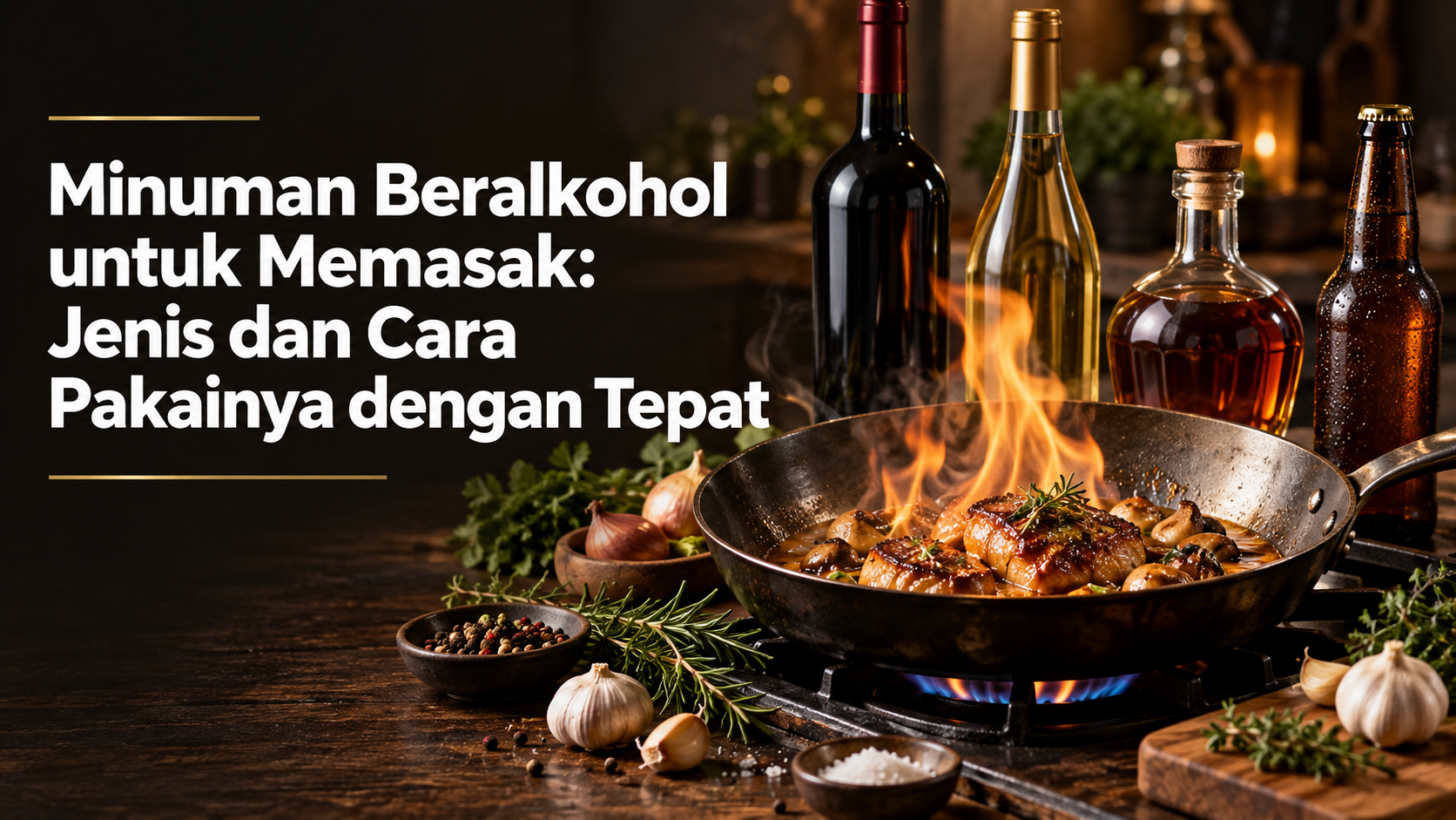 alkohol - Minuman Beralkohol untuk Memasak: Jenis dan Cara Pakainya dengan Tepat
