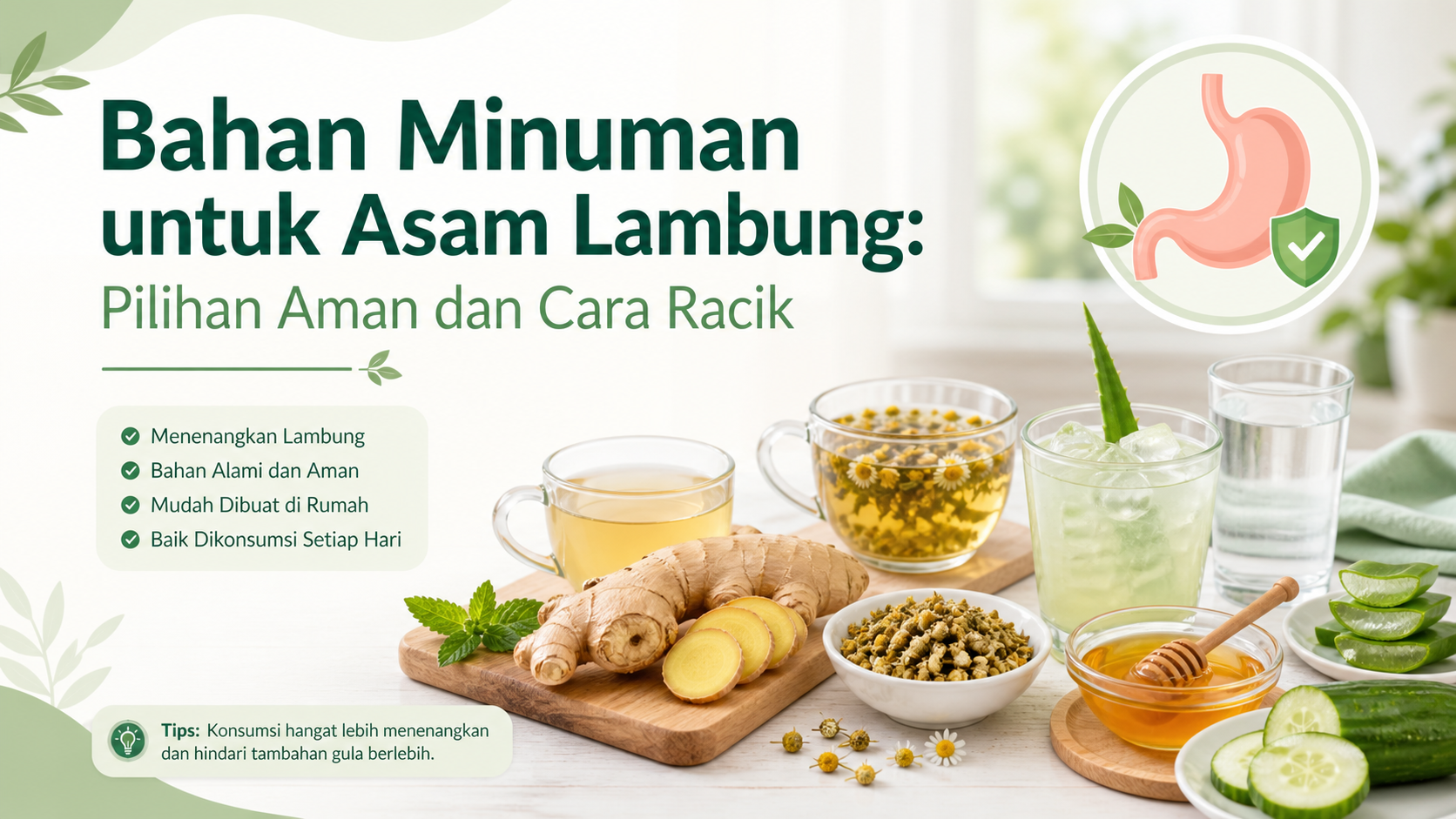 lambung - Bahan Minuman untuk Asam Lambung: Pilihan Aman dan Cara Racik