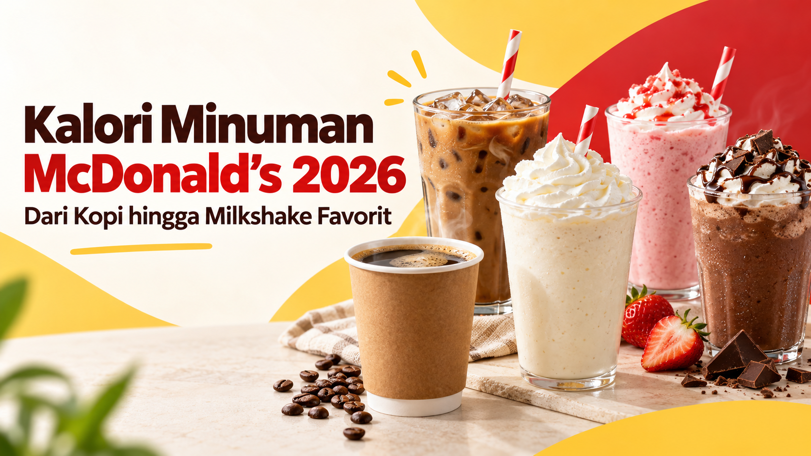 mcdonalds - Kalori Minuman McDonald's 2026, dari Kopi hingga Milkshake Favorit