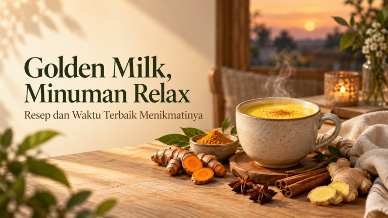 minuman - Golden Milk, Minuman Relax: Resep dan Waktu Terbaik Menikmatinya