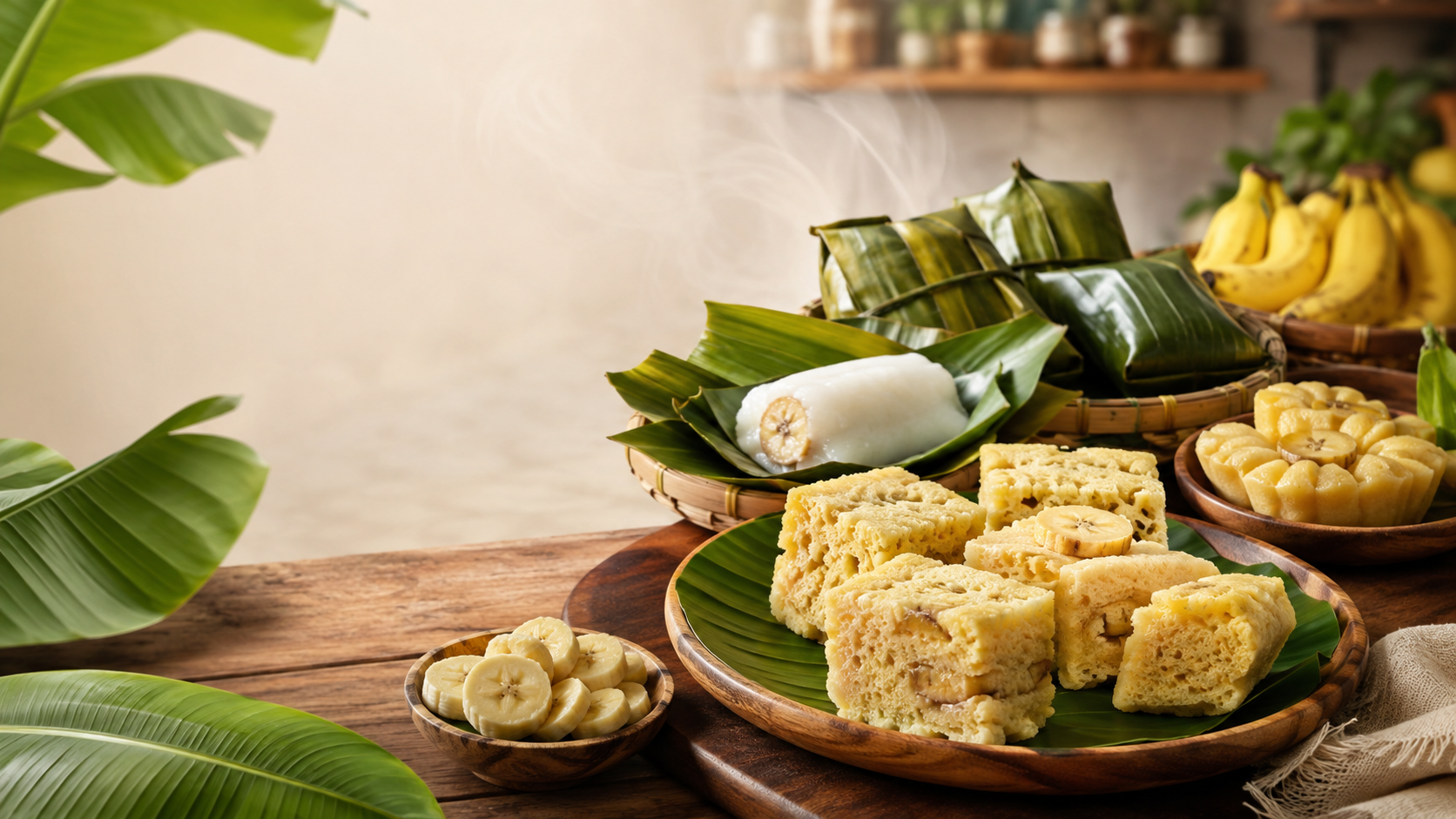 pisang - 10 Olahan Pisang Kukus untuk Camilan, dari Bolu hingga Nagasari