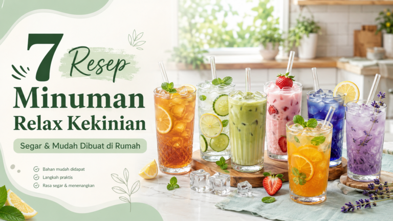 relax - 7 Resep Minuman Relax Kekinian, Segar dan Mudah Dibuat di Rumah