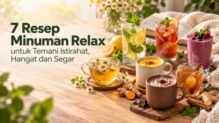 relax - 7 Resep Minuman Relax untuk Temani Istirahat, Hangat dan Segar