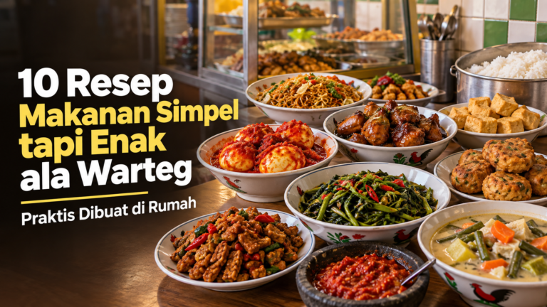 resep - 10 Resep Makanan Simpel tapi Enak ala Warteg, Praktis Dibuat di Rumah