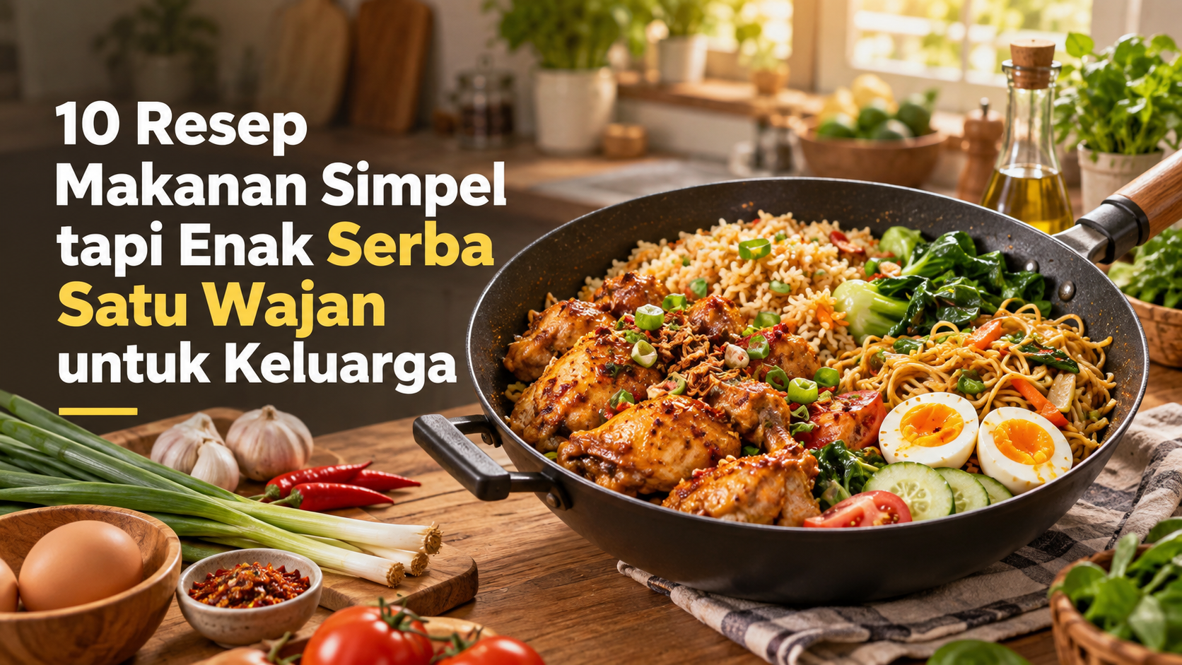 resep - 10 Resep Makanan Simpel tapi Enak Serba Satu Wajan untuk Keluarga
