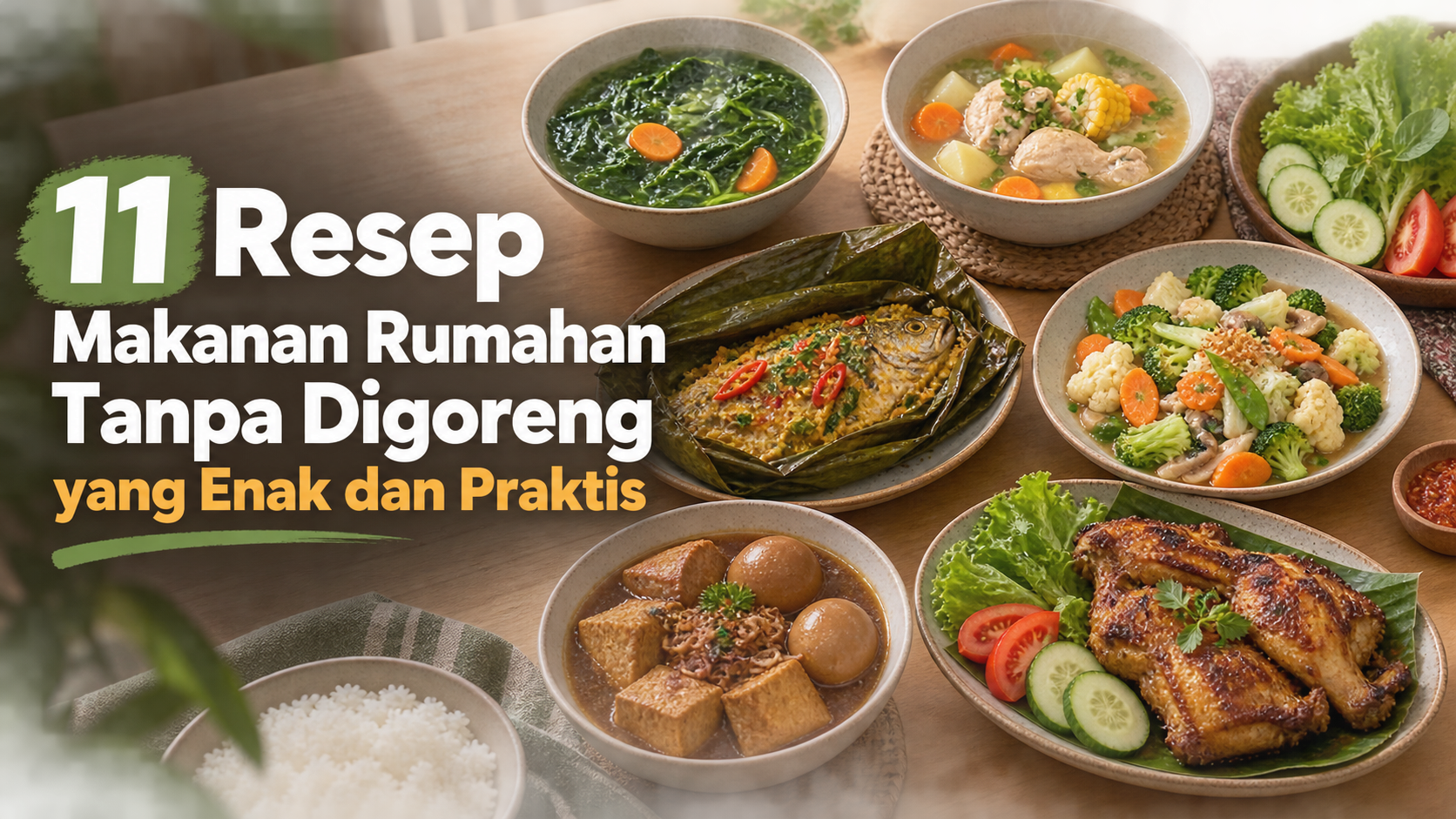 resep - 11 Resep Makanan Rumahan Tanpa Digoreng yang Enak dan Praktis