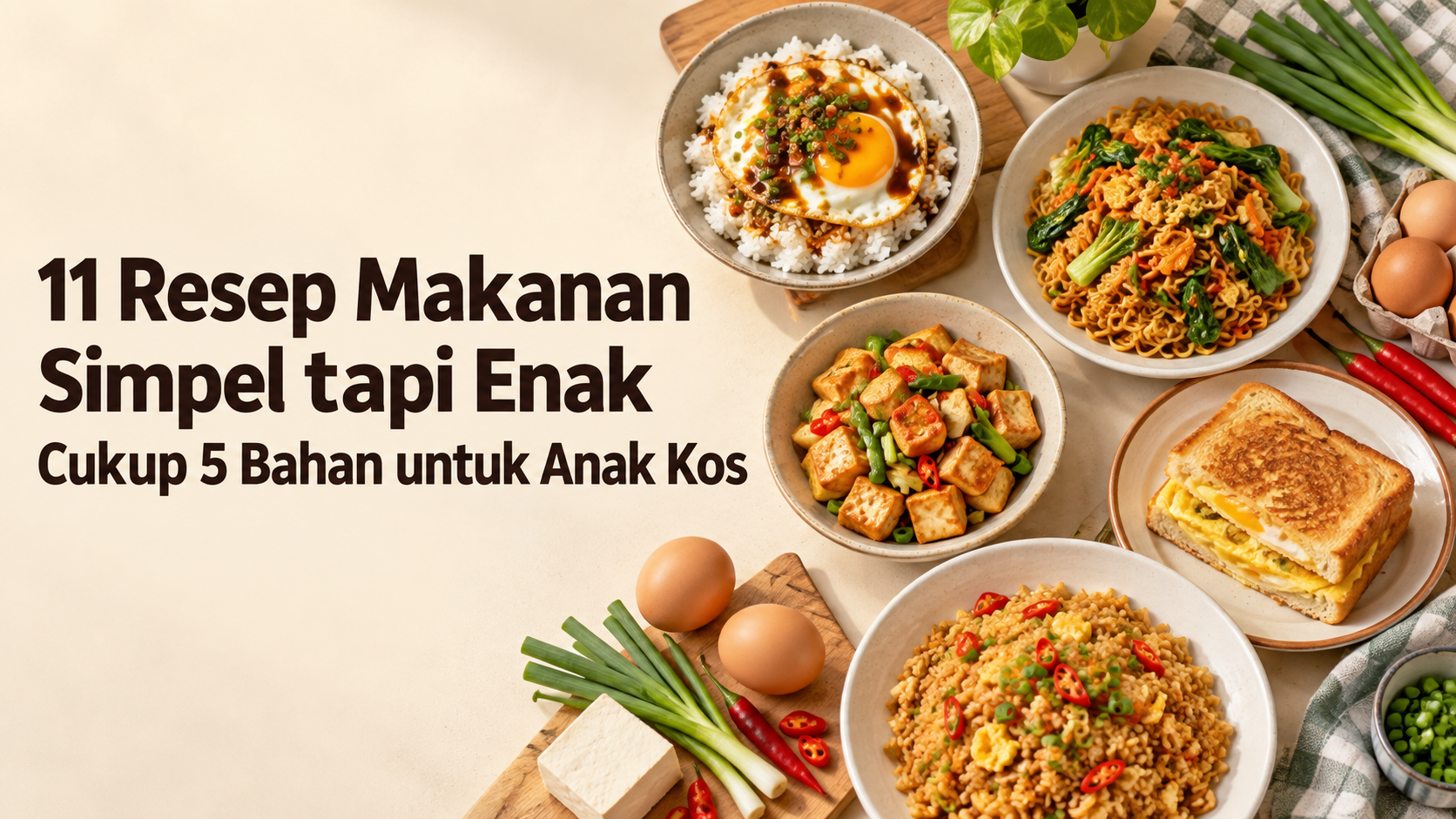 resep - 11 Resep Makanan Simpel tapi Enak, Cukup 5 Bahan untuk Anak Kos