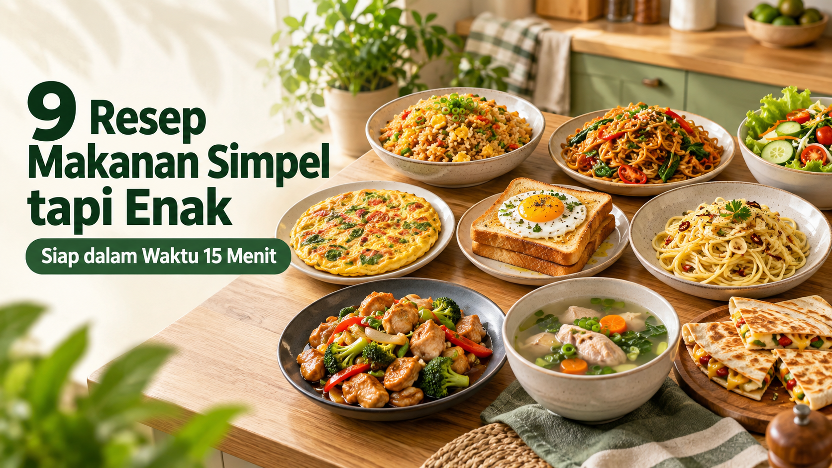 resep - 9 Resep Makanan Simpel tapi Enak, Siap dalam Waktu 15 Menit