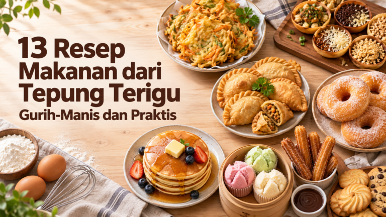 terigu - 13 Resep Makanan dari Tepung Terigu, Gurih-Manis dan Praktis