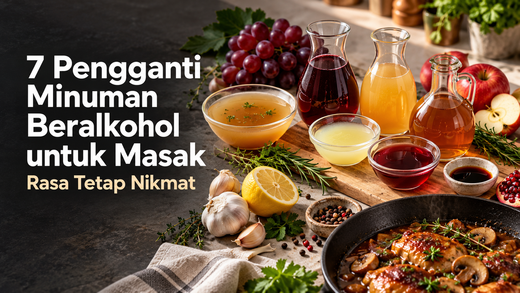 alkohol - 7 Pengganti Minuman Beralkohol untuk Masak, Rasa Tetap Nikmat