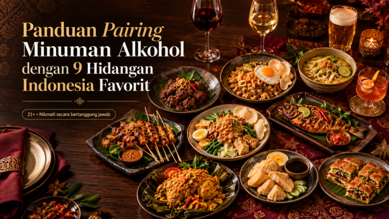alkohol - Panduan Pairing Minuman Alkohol dengan 9 Hidangan Indonesia Favorit
