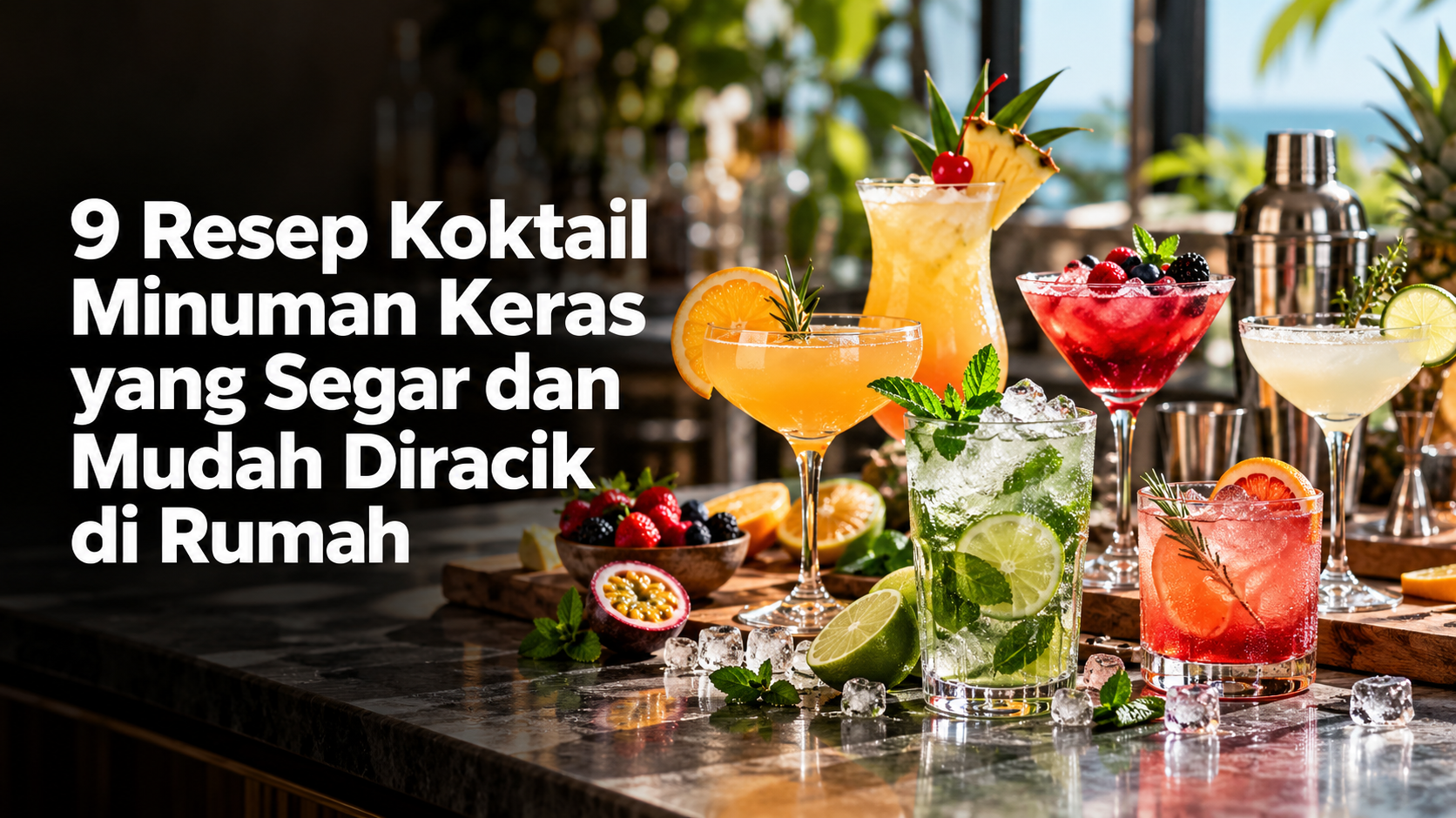 koktail - 9 Resep Koktail Minuman Keras yang Segar dan Mudah Diracik di Rumah