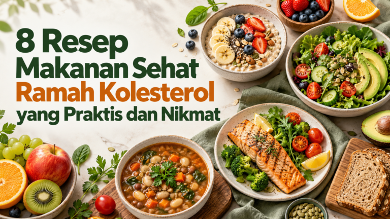kolesterol - 8 Resep Makanan Sehat Ramah Kolesterol yang Praktis dan Nikmat