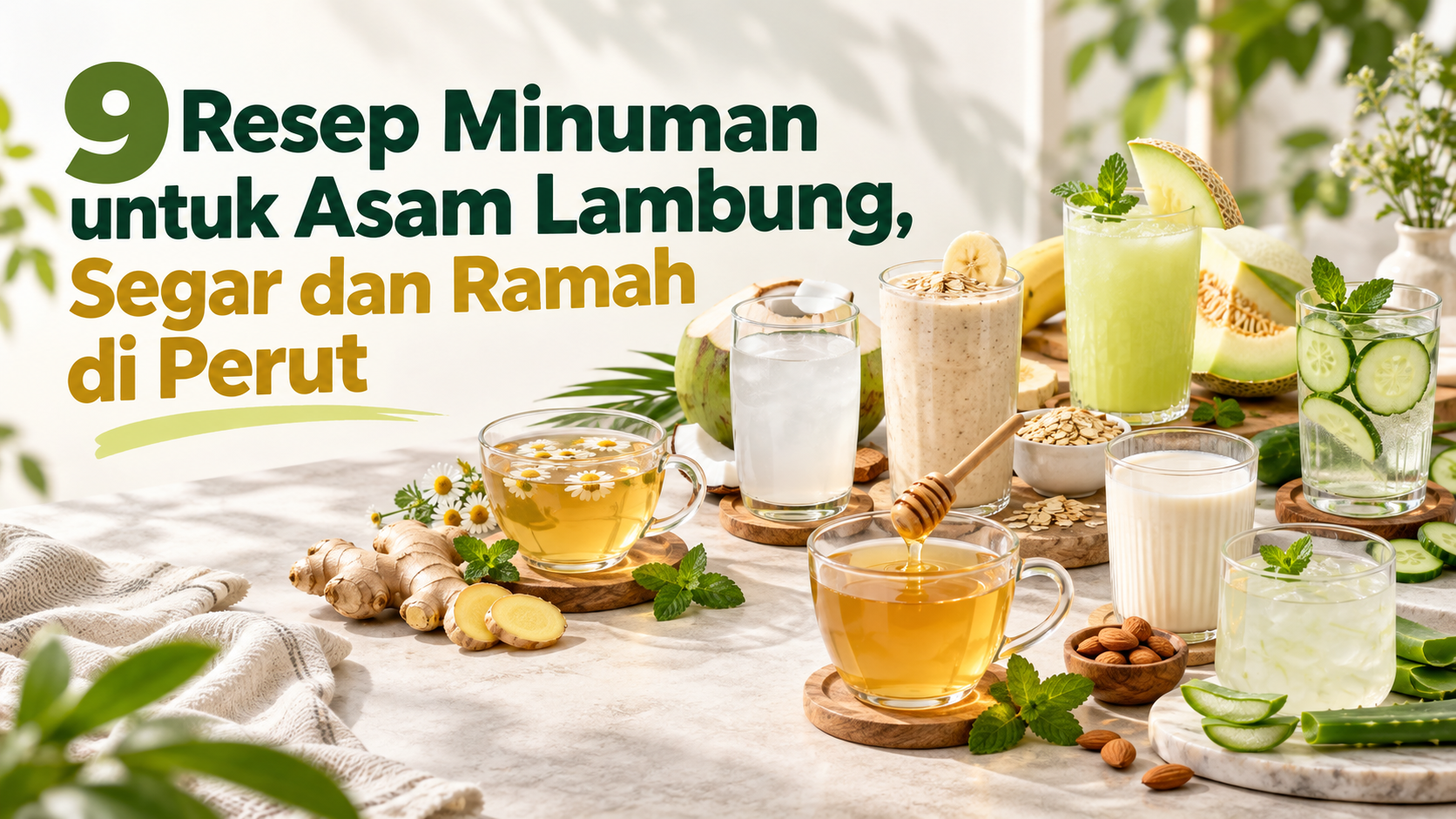 lambung - 9 Resep Minuman untuk Asam Lambung, Segar dan Ramah di Perut