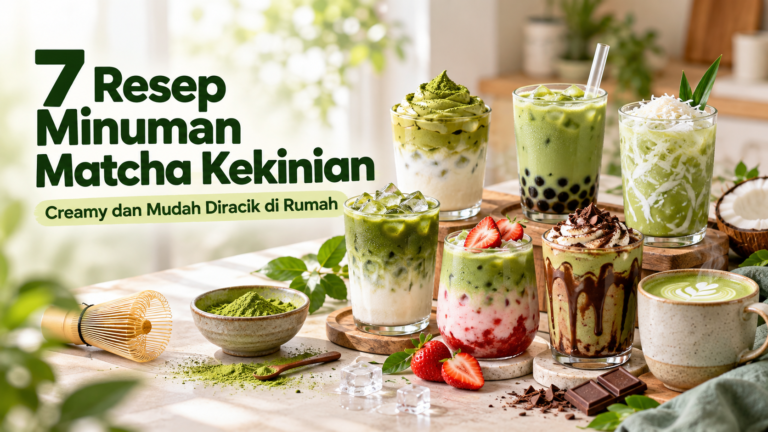 matcha - 7 Resep Minuman Matcha Kekinian, Creamy dan Mudah Diracik di Rumah