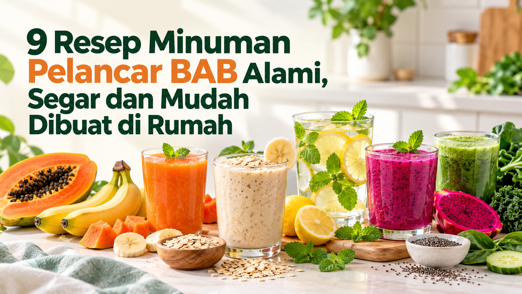 pencernaan - 9 Resep Minuman Pelancar BAB Alami, Segar dan Mudah Dibuat di Rumah